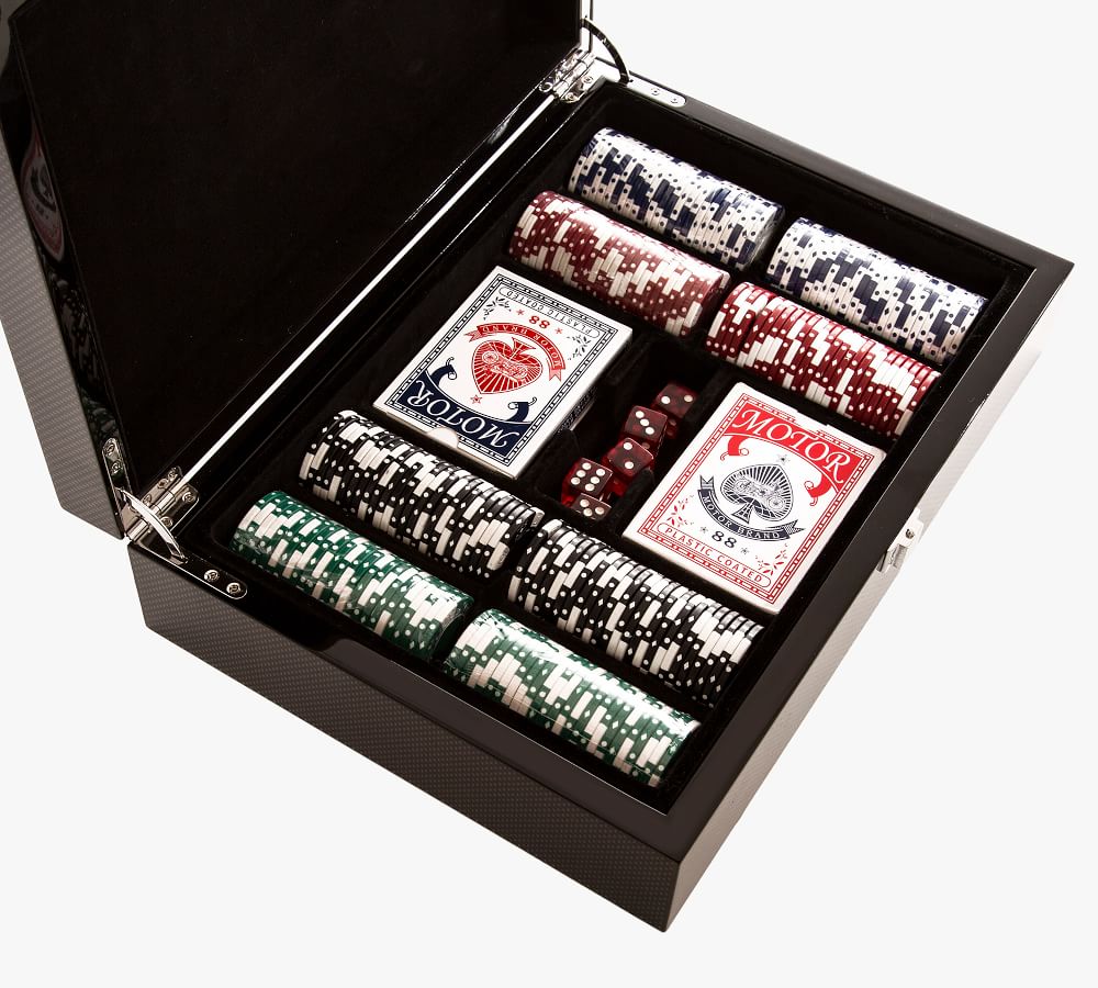 Carbon Fiber Poker Set Pottery Barn