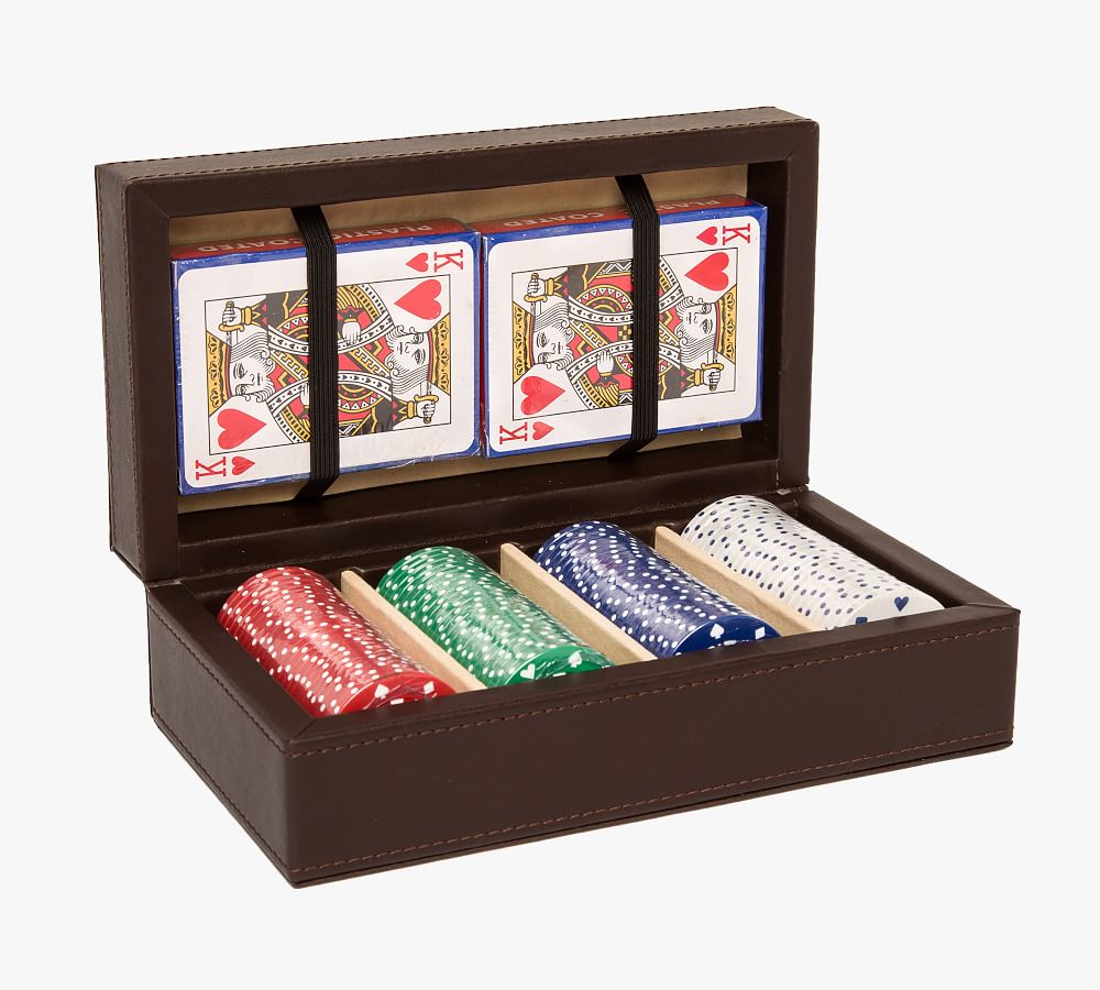 Natural Games Pokerset im Holzkoffer mit 200 Chips 