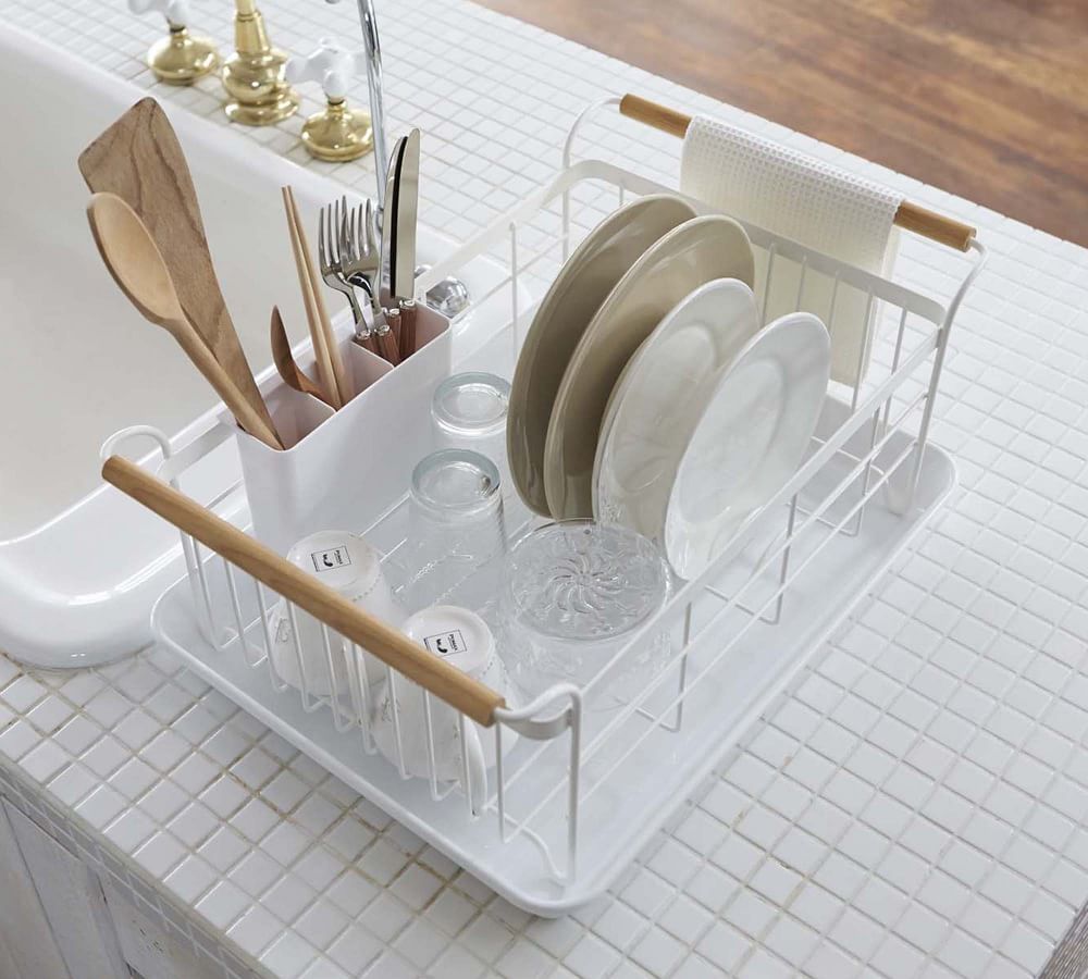 Yamazaki Tosca Dish Drying Rack Pottery Barn