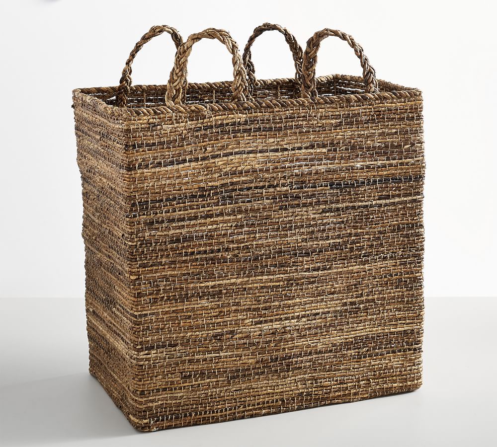 Wynne Coil Abaca Basket Collection Pottery Barn