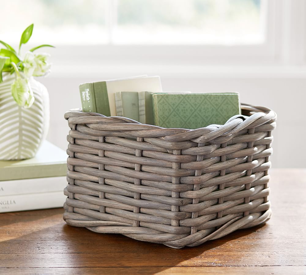 Aubrey Woven Utility Storage Basket Pottery Barn
