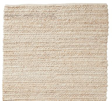 Chunky Braided Sweater Wool/Jute Rug | Pottery Barn