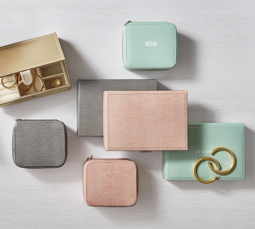 Mckenna Personalized Travel Jewelry Box Large Pottery Barn