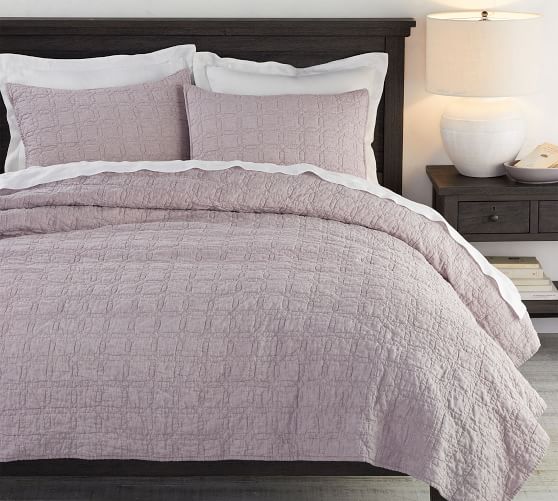 pottery barn lavender duvet