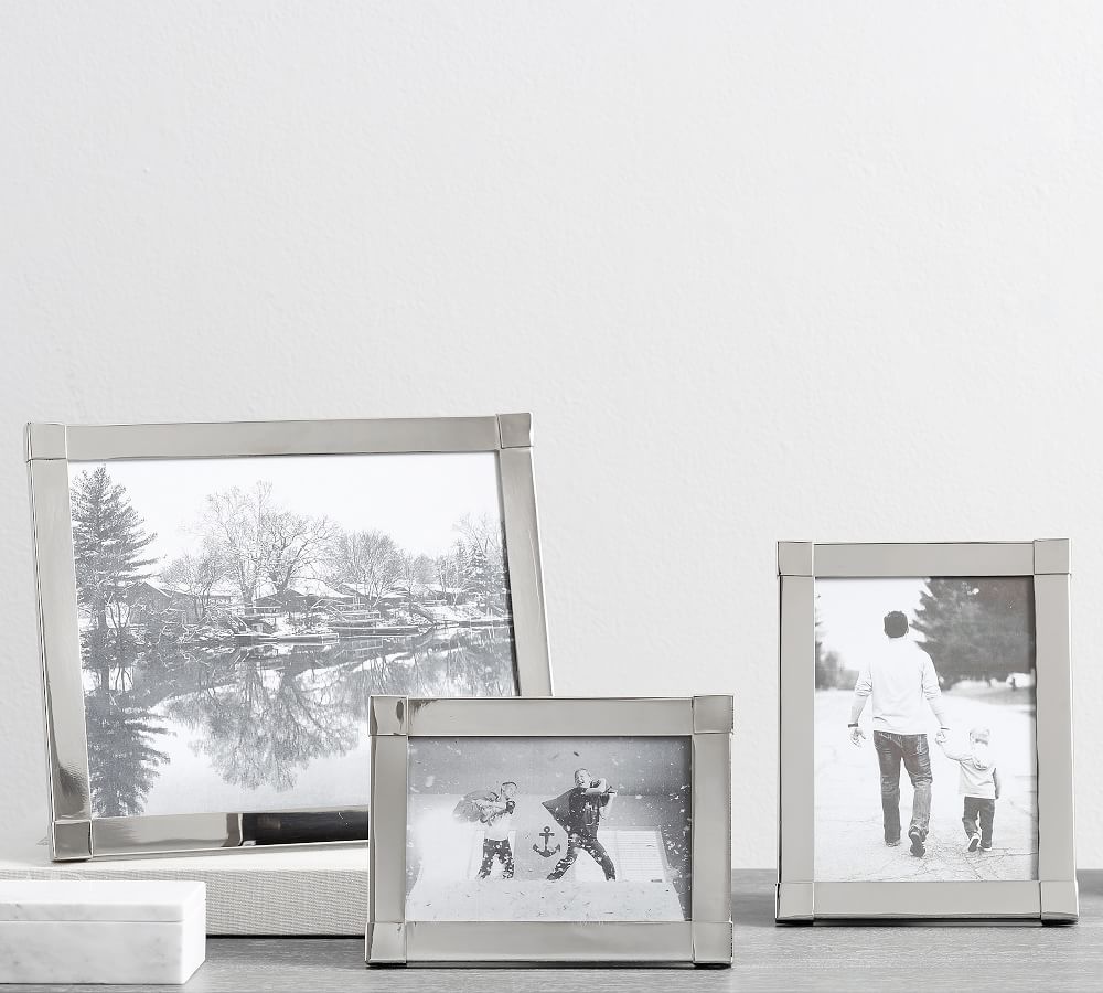 Amelia Silver Picture Frames Pottery Barn