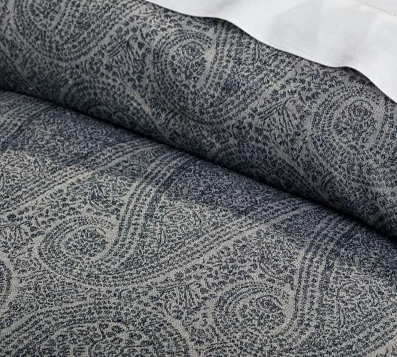 paisley jacquard bedding