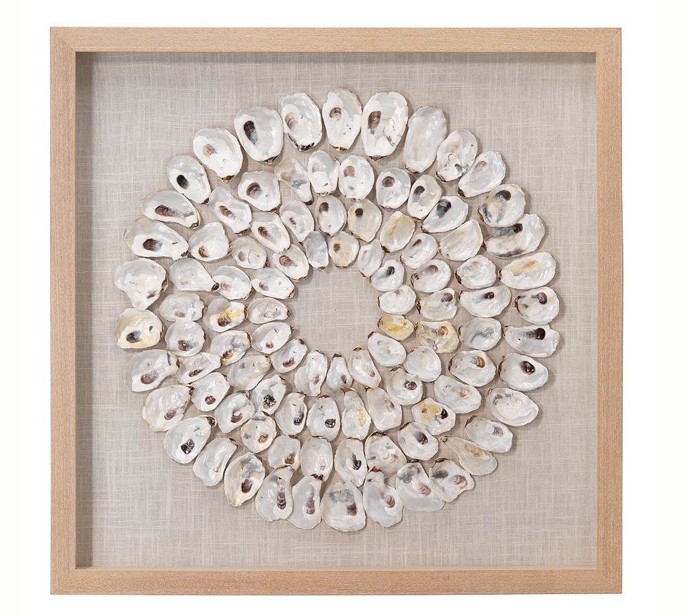 Oyster Shell Shadow Box Wall Art Pottery Barn