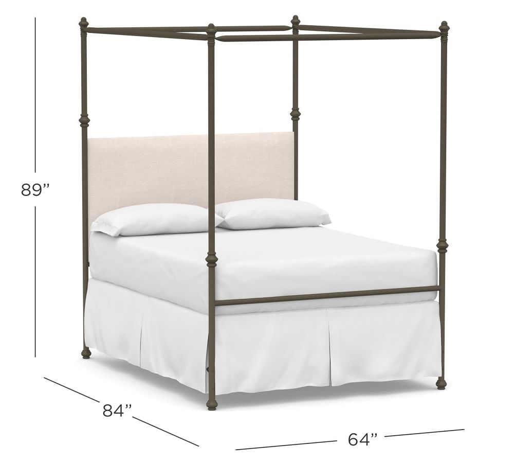 Antonia Metal Canopy Bed Pottery Barn