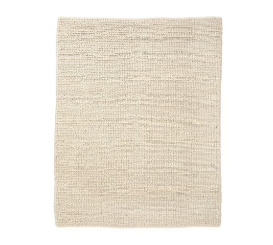 Ivory Wool Rug Pottery Barn