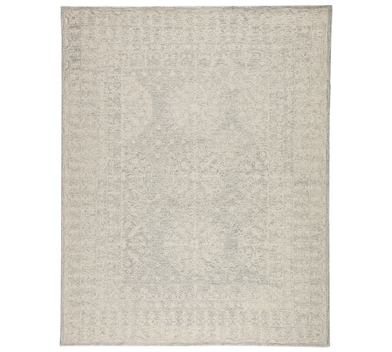 White Wool Rug Pottery Barn
