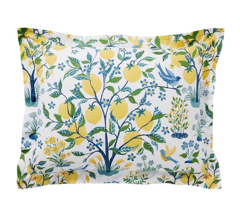 pottery barn lemon tree duvet