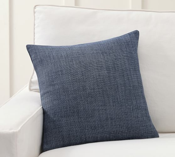 Pottery Barn Cotton Multi Colors Blue Braid Standard Pillow Cover Sham New 