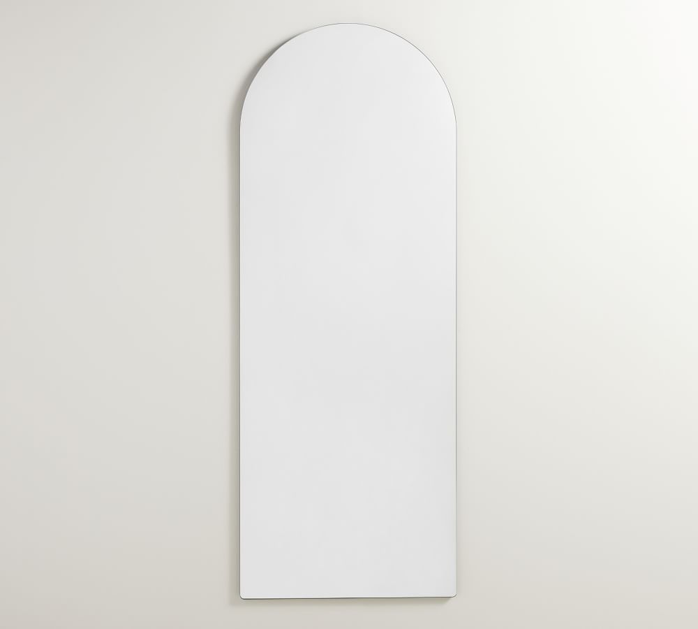 Rienne Frameless Arch Floor Mirror Pottery Barn