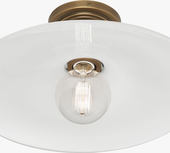 Pottery Barn ガラス/天井照明 ①