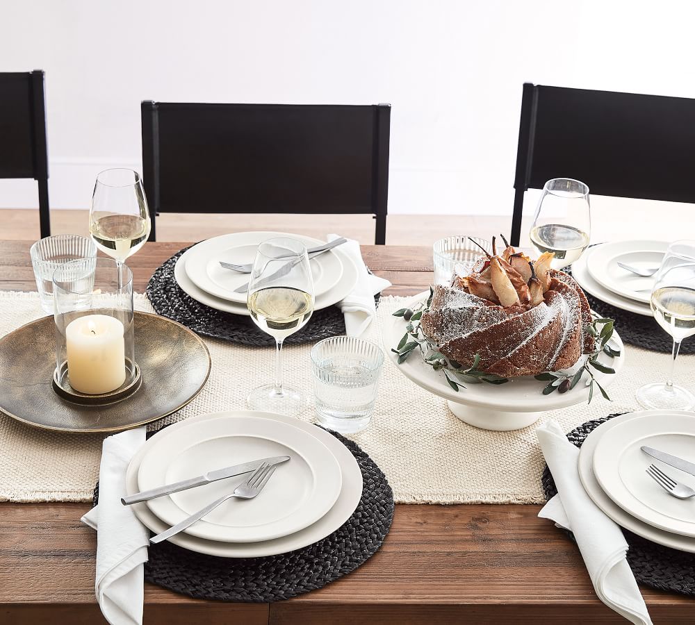 Astoria Stoneware 12Piece Dinnerware Set Pottery Barn