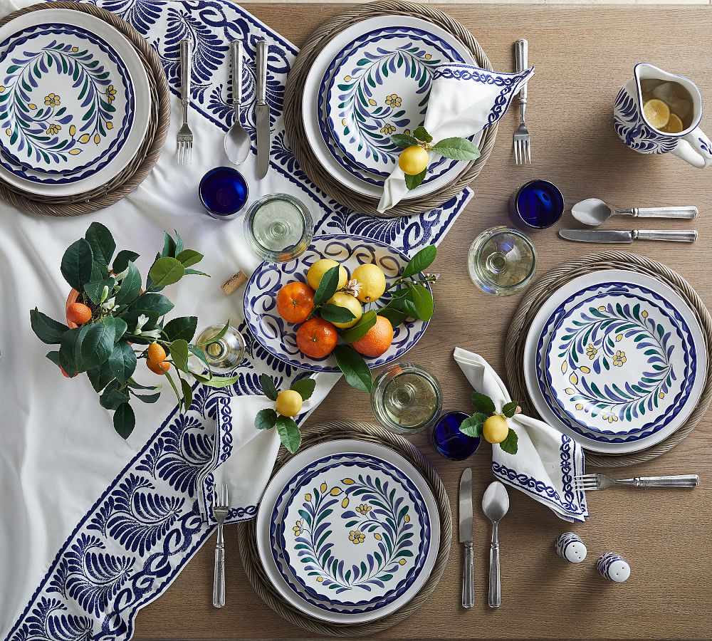 Jardin Lemon Serving Bowl Pottery Barn