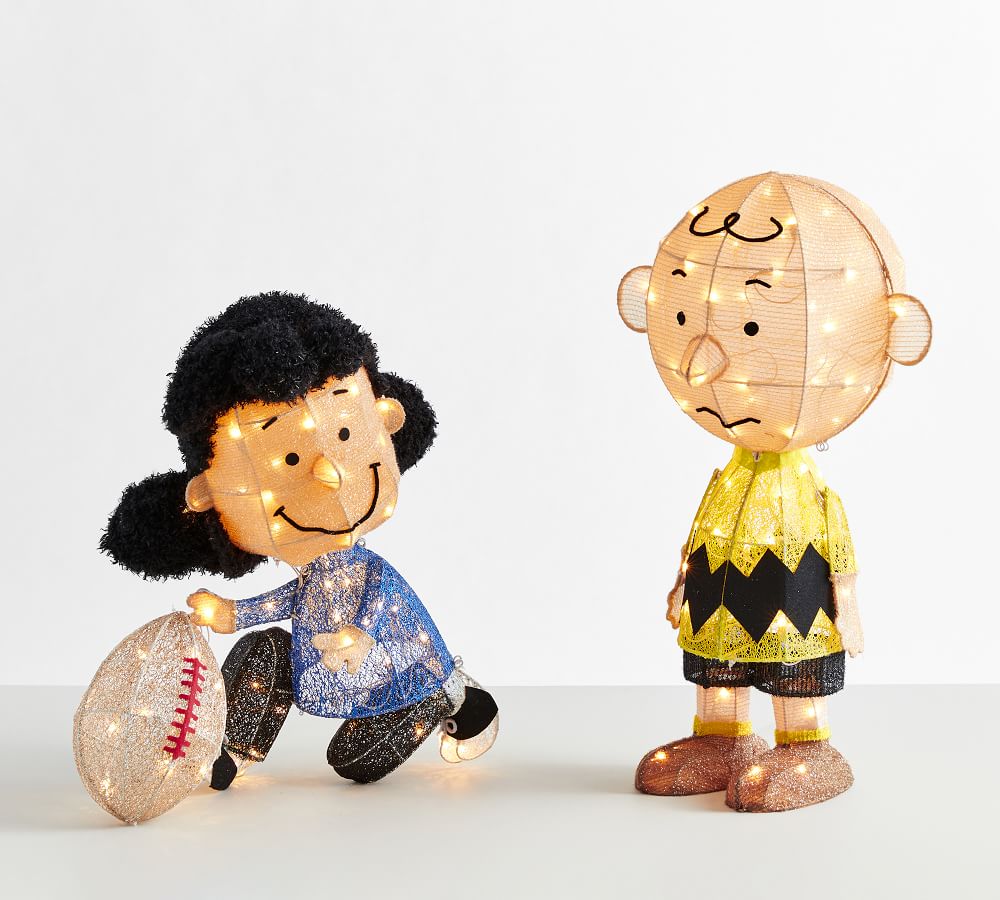 Peanuts™ Lit Lucy™ & Charlie Brown﻿™ | Pottery Barn