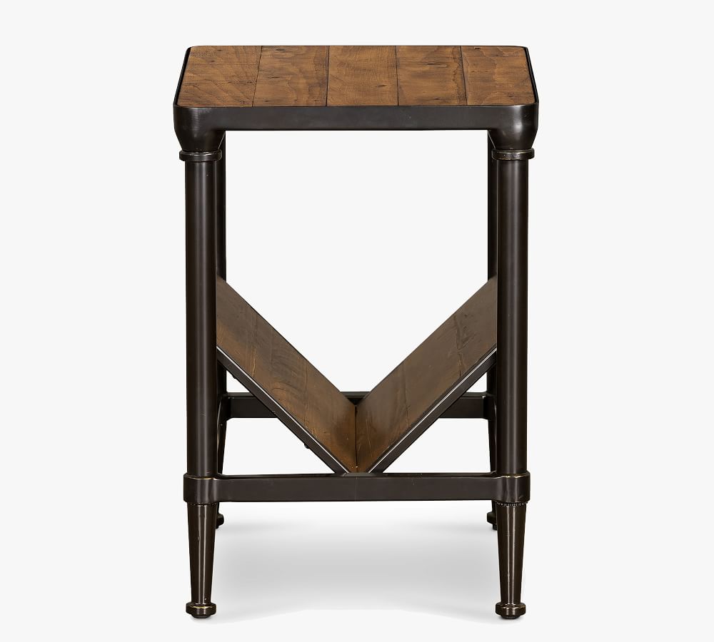 Juno 20" Reclaimed Wood End Table Pottery Barn