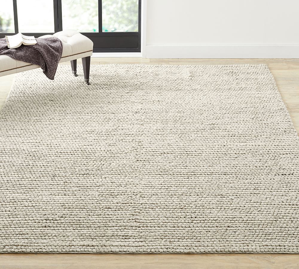 Zane Eco-Friendly Handwoven Textured Rug | Pottery Barn