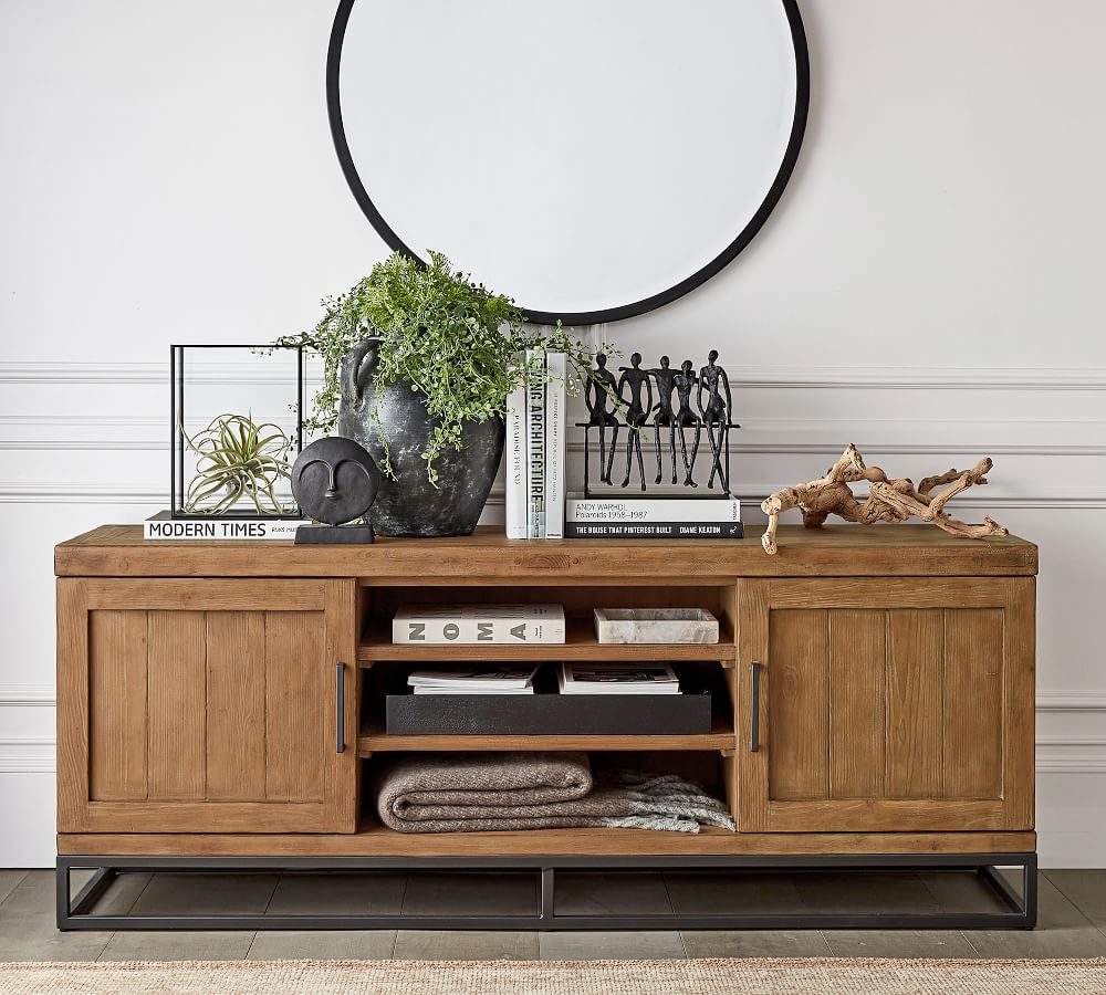Malcolm 66" Media Console | Pottery Barn