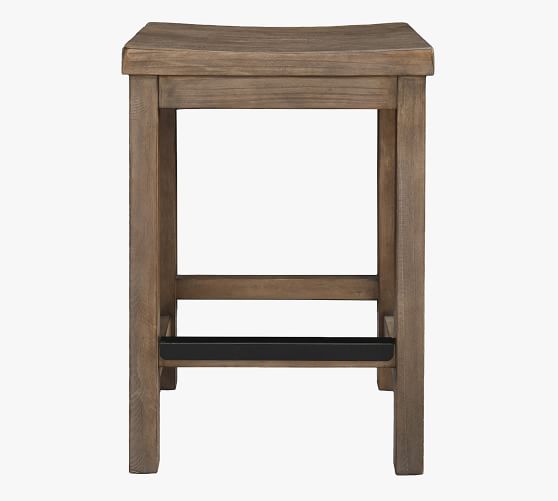 pottery barn wooden stool