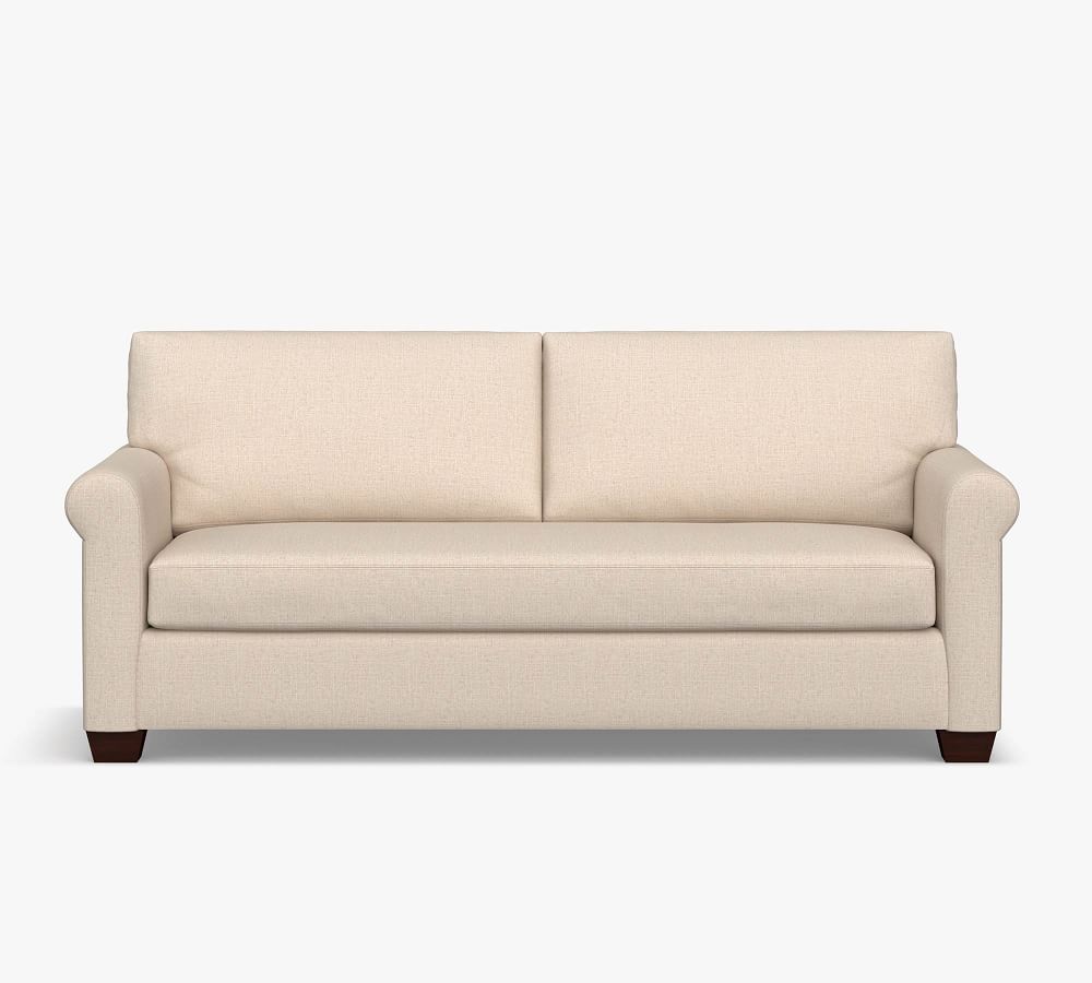 Housse De Canapé-lit Pottery Barn York Grand Deep Roll Arm - Tissu Lin Avoine - Neuf