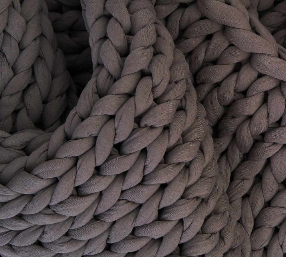 Bearaby Organic Cotton Napper Weighted Blanket Pottery Barn