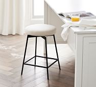 pottery barn bar stools swivel