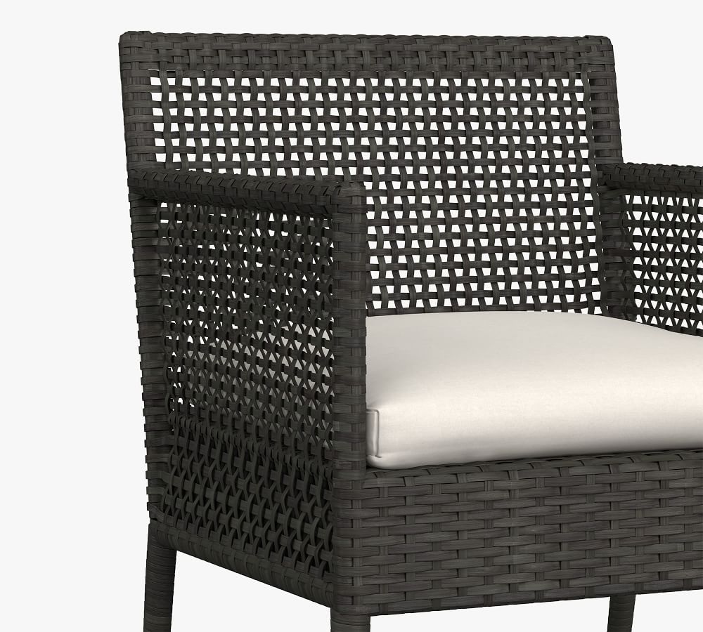 Cammeray AllWeather Wicker Patio Dining & Armchairs Pottery Barn