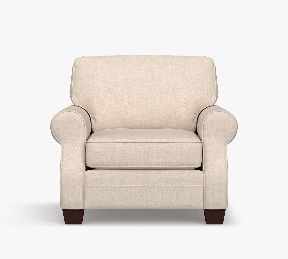 Fremont Roll Arm Upholstered Armchair 