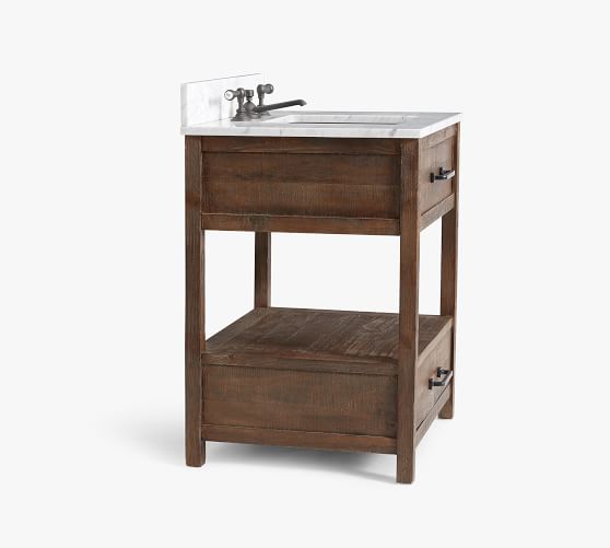 Paulsen 26 Reclaimed Wood Single Sink, Paulsen Reclaimed Wood Single Sink Vanity