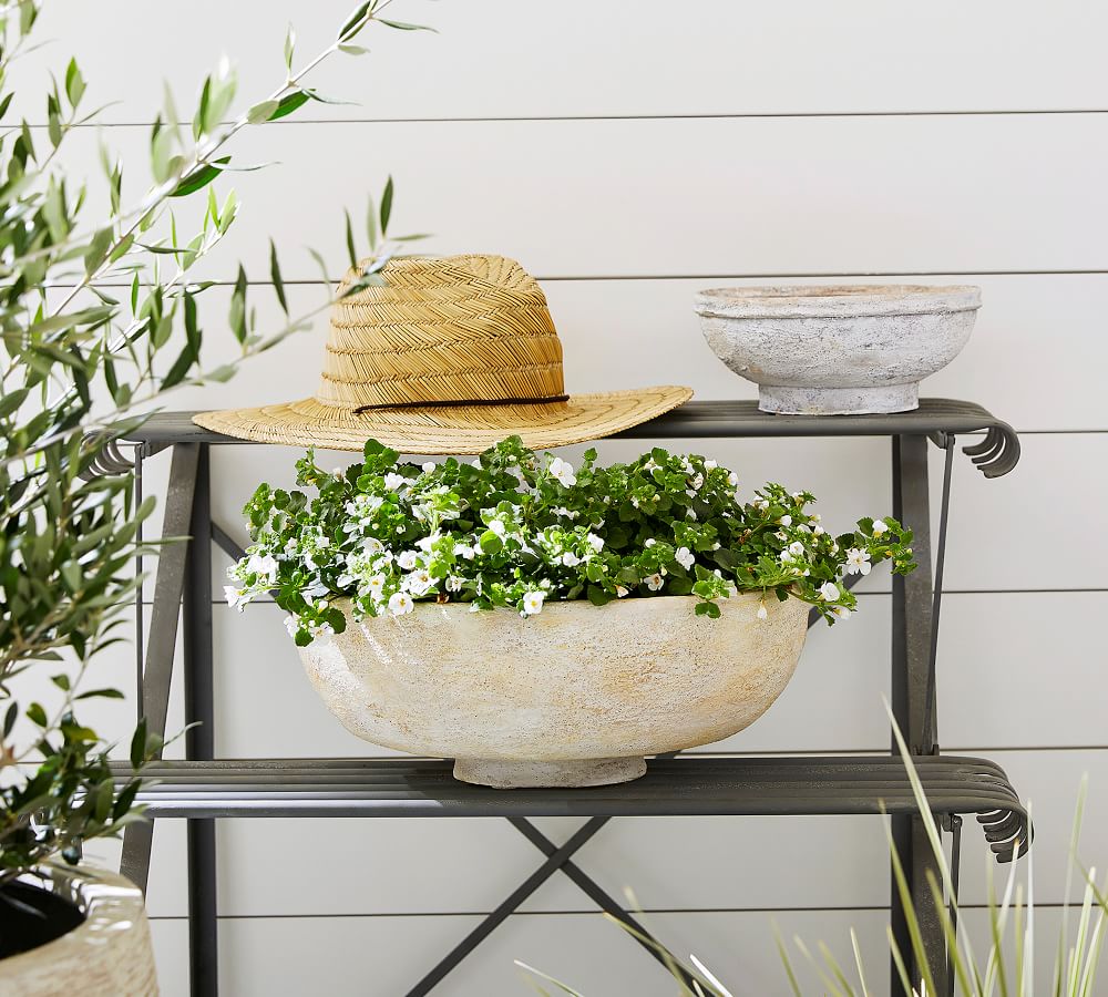 Artisan Hand Painted Terra Cotta Indoor/Outdoor Planters Pottery Barn