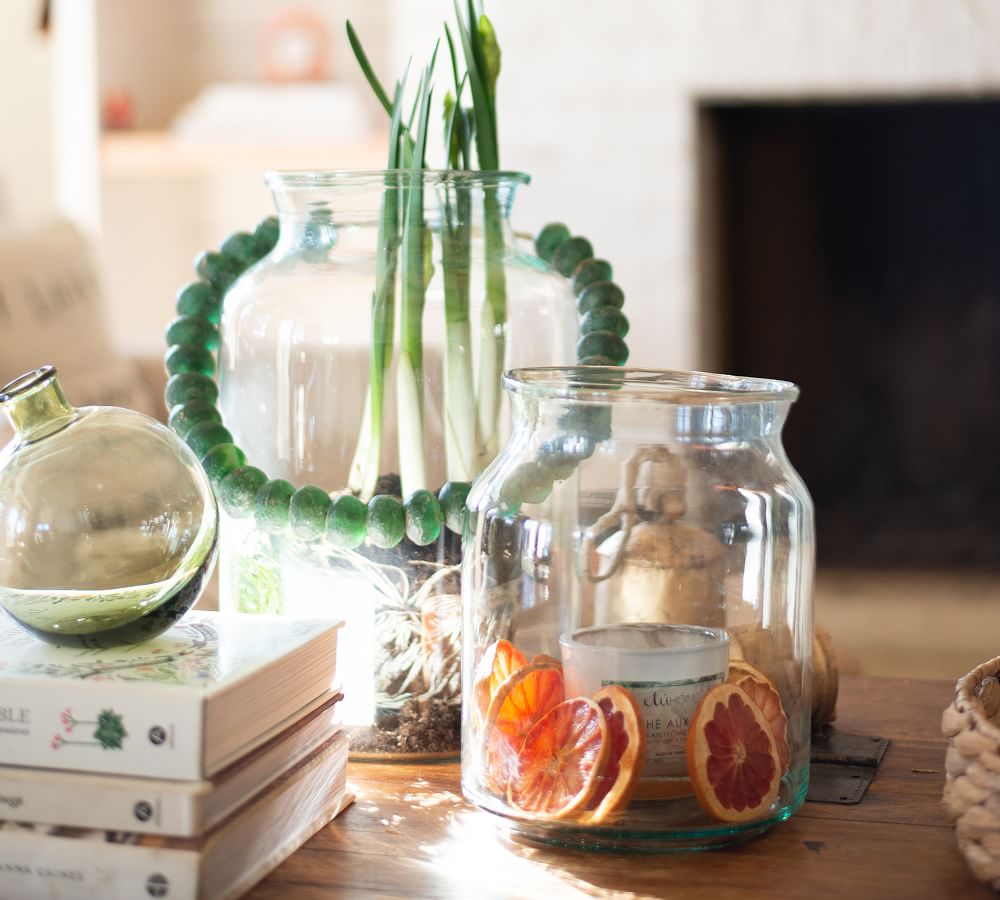 Recycled Glass Mason Jar Vases Pottery Barn