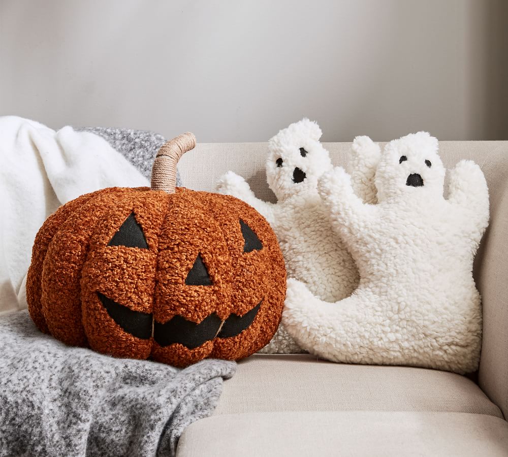 Pottery Barn Jack O Lantern Pillow