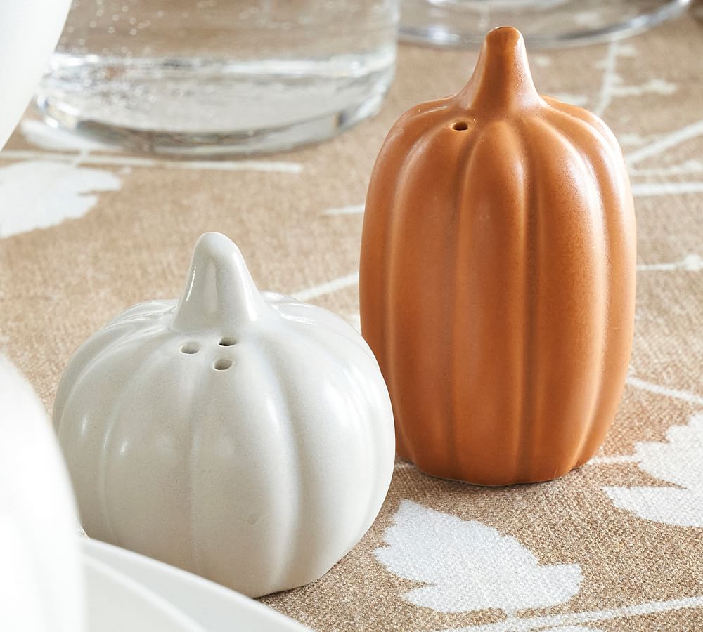 Pumpkin Salt & Pepper Shakers Set of 4 Pottery Barn