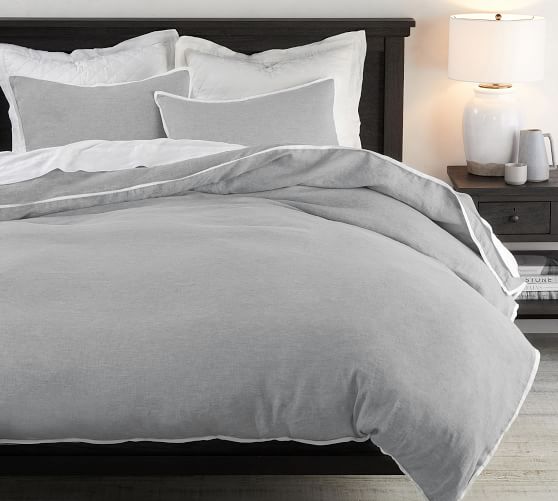 Gray Patterned Bedding & Bedding Sets | Pottery Barn