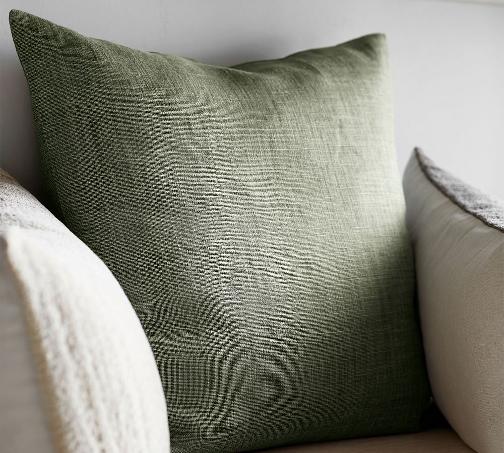 Belgian Linen Pillow Cover Pottery Barn