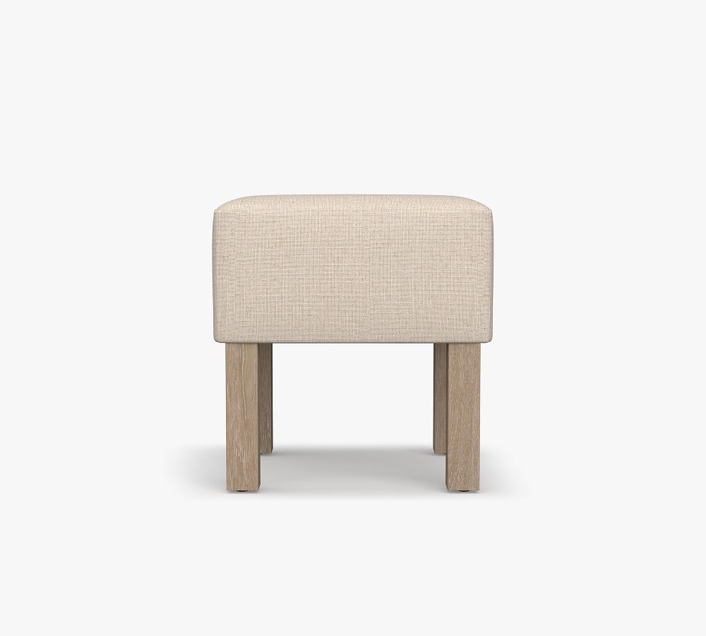 Arden Upholstered Stool Pottery Barn