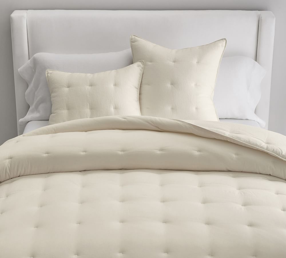 Belgian Flax Linen Comforter Pottery Barn