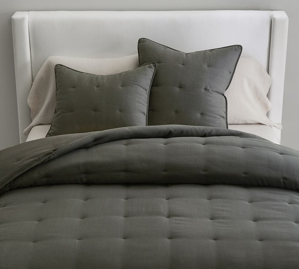 Belgian Flax Linen Comforter Pottery Barn