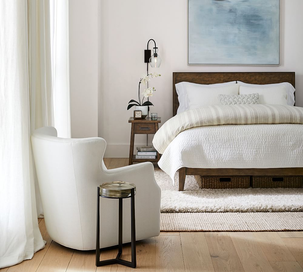 Mateo Platform Bed Pottery Barn