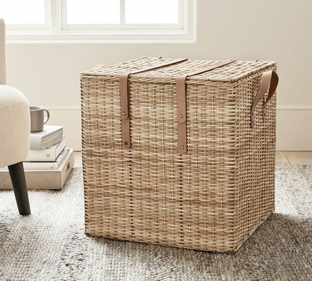 Austin Woven Basket Collection Natural Pottery Barn