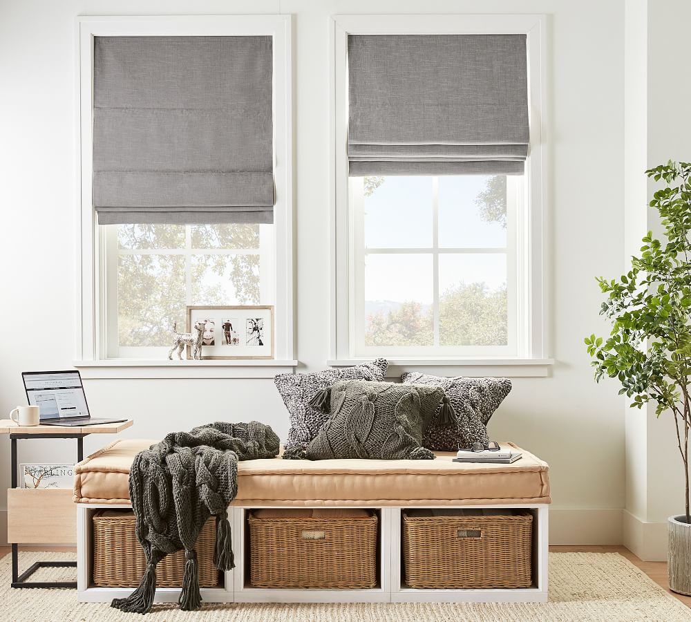 Stratton Storage Platform Daybed with Baskets Pottery Barn