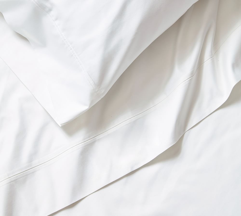 700-Thread-Count Sateen Sheet Set | Pottery Barn