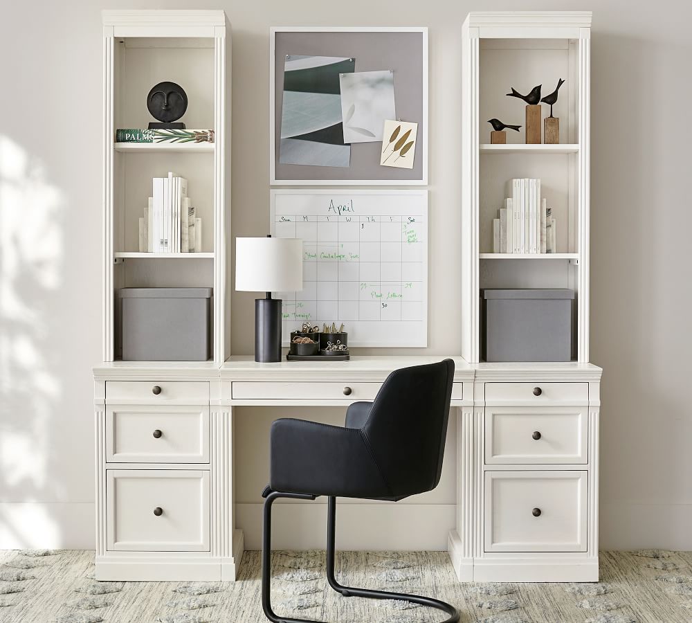 Livingston Desk with Bookcase Towers Pottery Barn