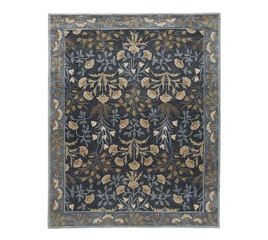 Adeline Hand-Tufted Wool Rug - Blue | Pottery Barn