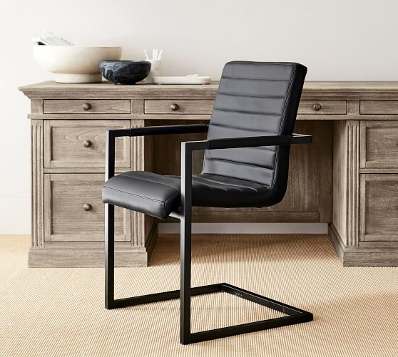 sabina leather desk chair