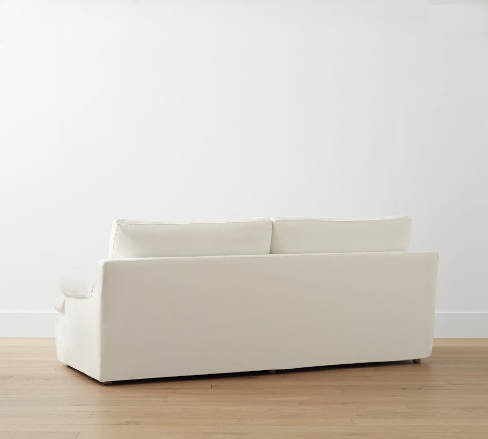 Newport Roll Arm Upholstered Sofa Pottery Barn