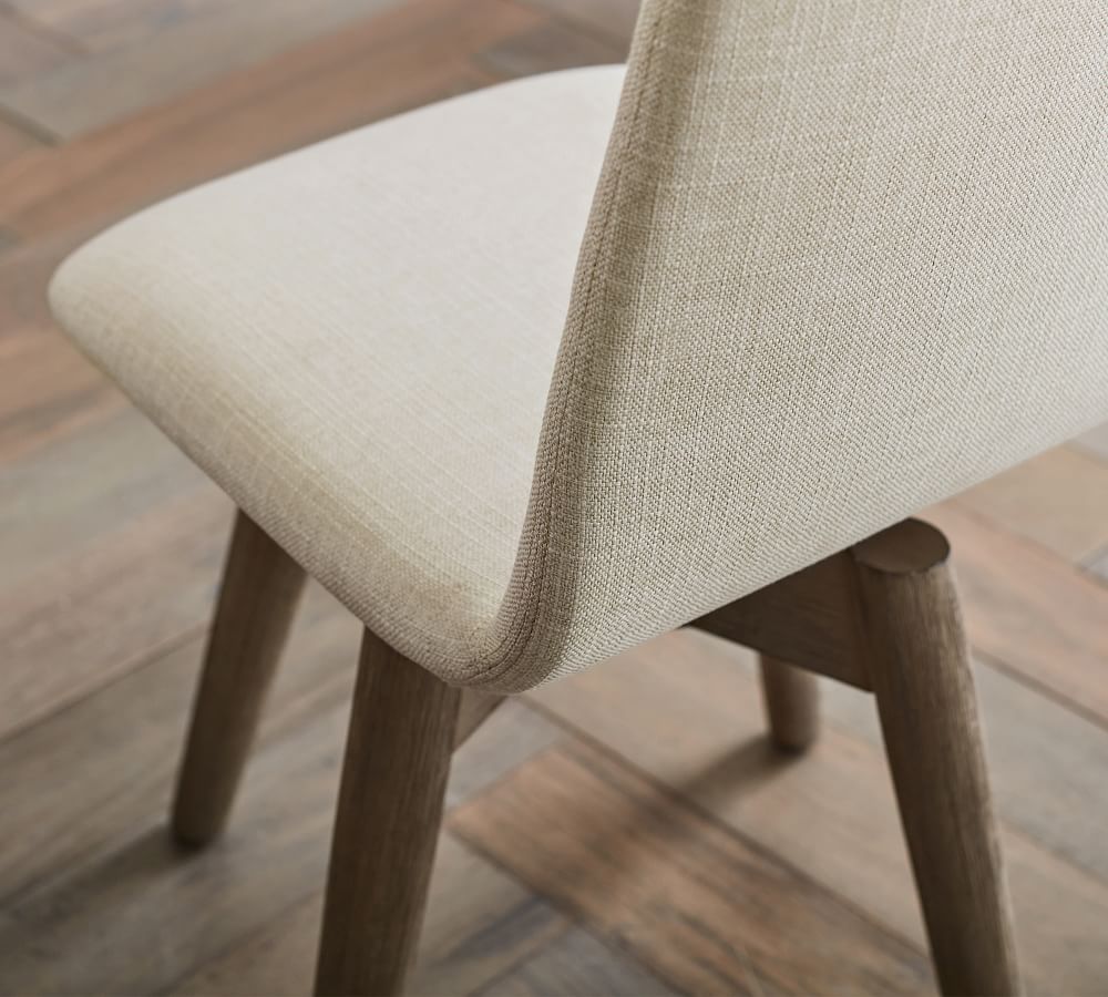 Zoe Upholstered Swivel Desk Chair Pottery Barn