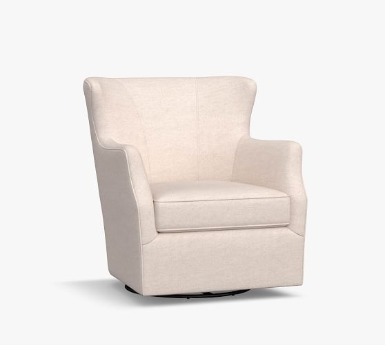 small upholstered swivel rocking chair